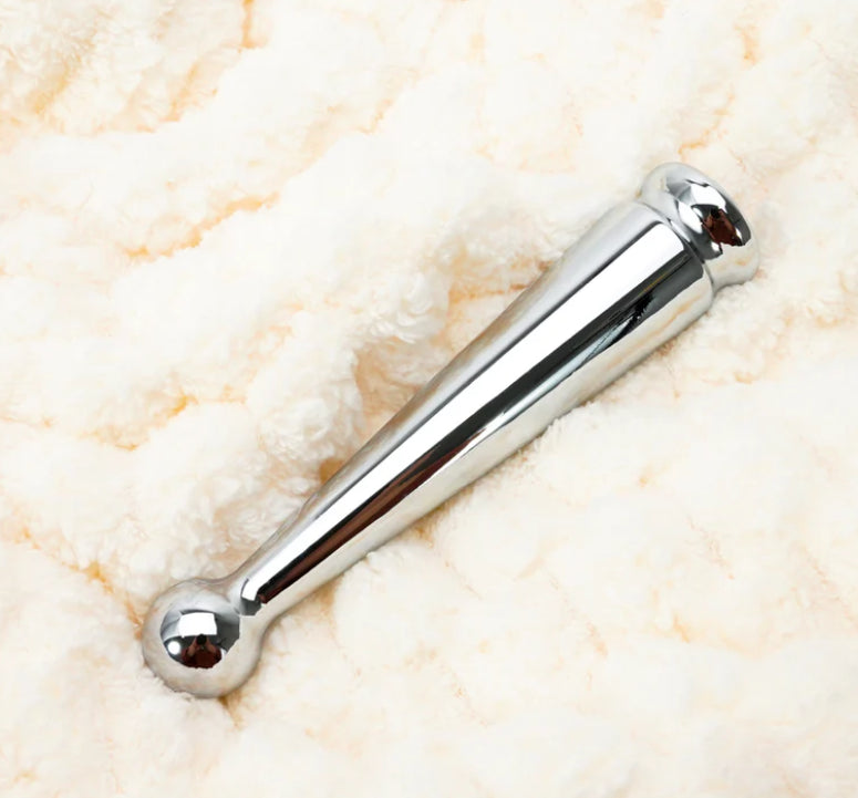 The Little Dipper Mini Metal Vibrator Massage Wand - Cordless / Rechargeable