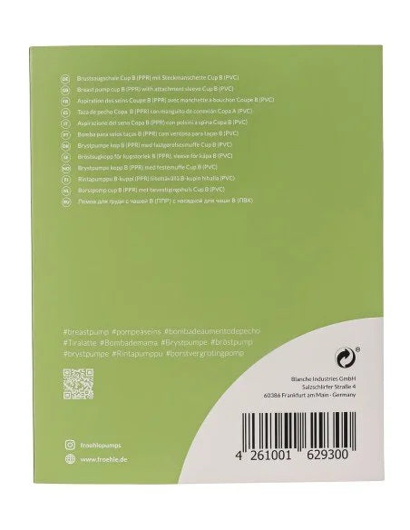 Frohle Froehle Replacement Breast Cup Size B (can also be used as a Pussy Pump Cylinder) SP014