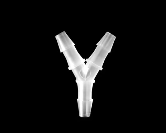 Y Connector for Dual Pumping Coupler Valve Hose Adapter For Nipple Pump Cylinders & Cups
