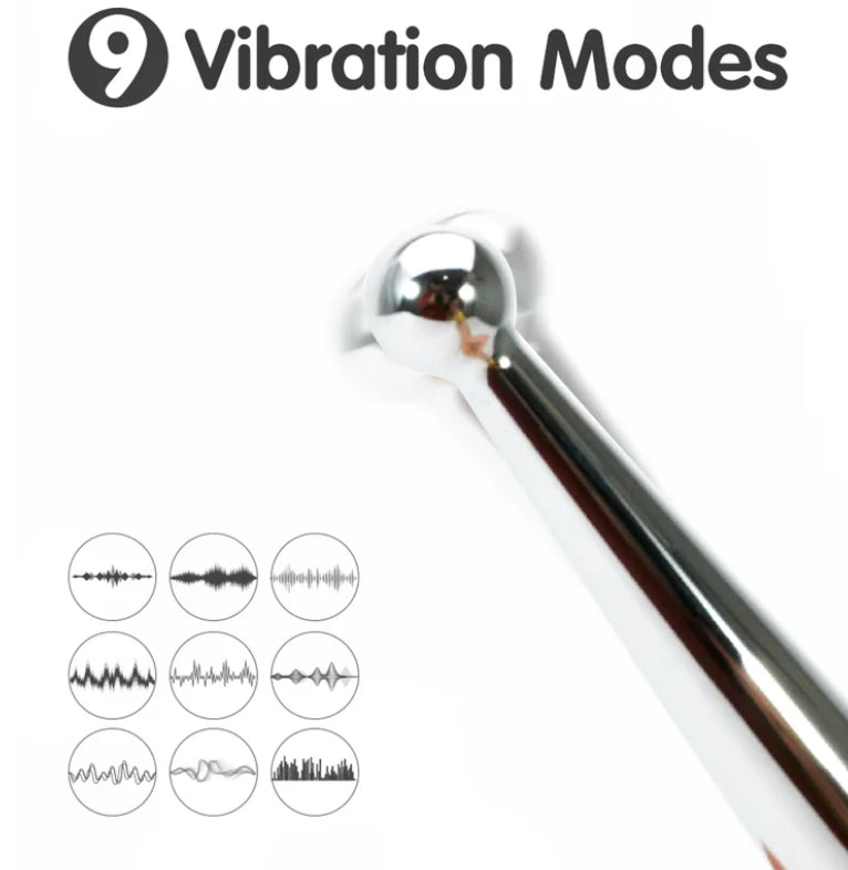 The Little Dipper Mini Metal Vibrator Massage Wand - Cordless / Rechargeable