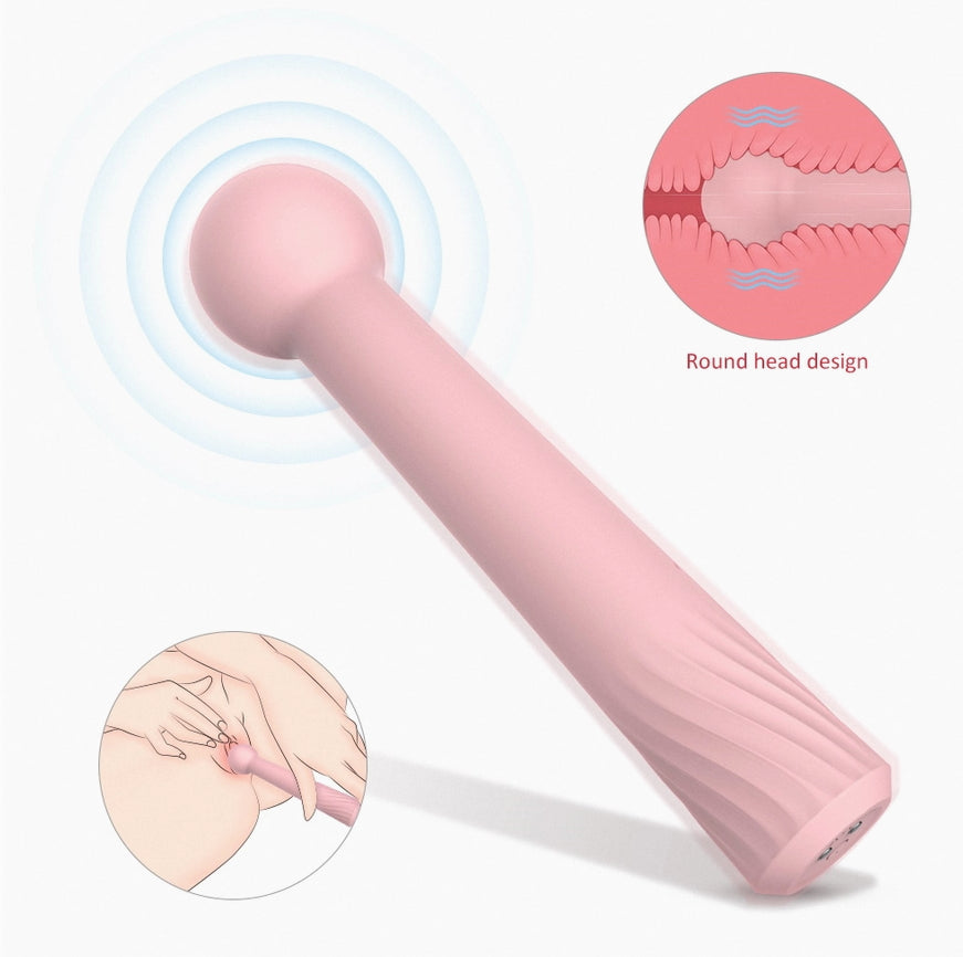Carly Pink Lollipop Vibrator G Spot Anal - Cordless / Rechargeable