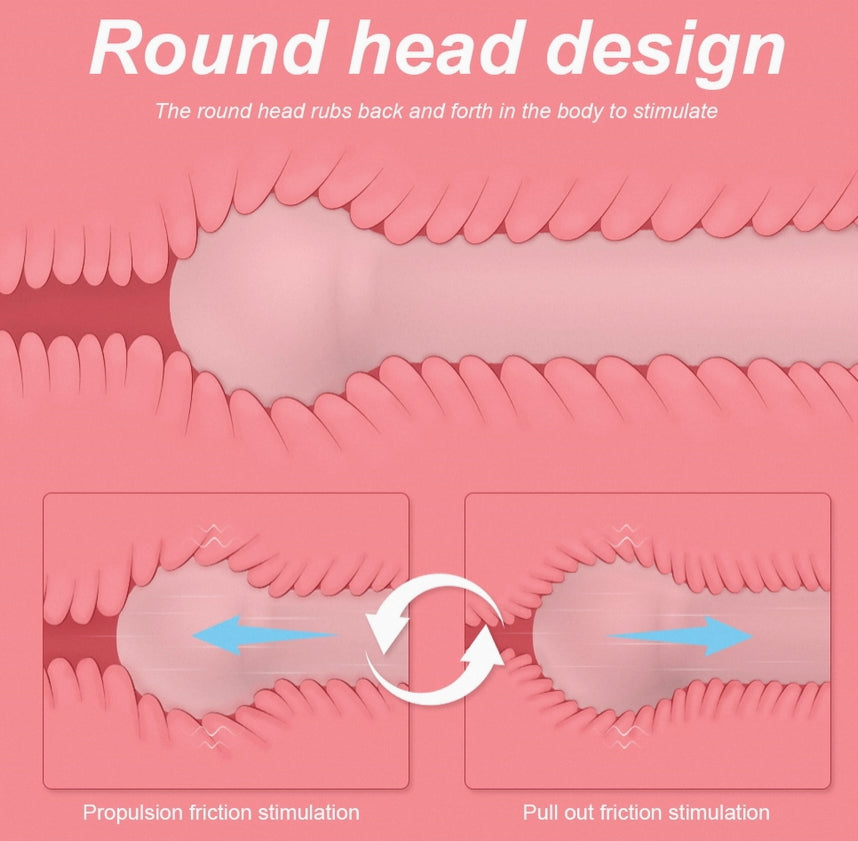 Carly Pink Lollipop Vibrator G Spot Anal - Cordless / Rechargeable
