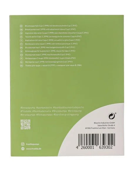 Frohle Replacement Breast Cup Size C (can also be used as a Pussy Pump Cylinder) SP015